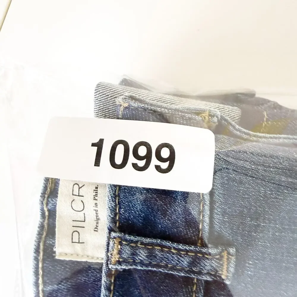 Pilcro Anthropologie The Francais High Rise Cuffed Jeans 30L - 27